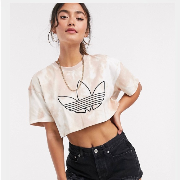 asos adidas crop top